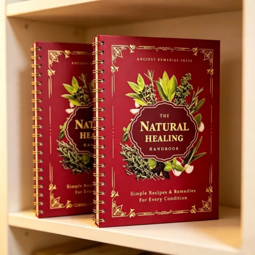 Healing Wellness - The Natural Healing Handbook Spiral‑Bound Herbal