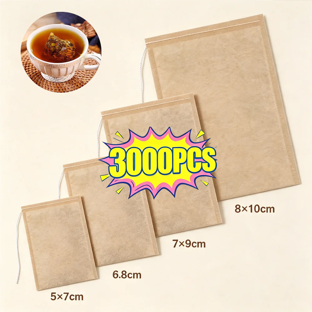 Herbal Tea For Wellness - 100/3000Pcs Disposable Tea Filter Bags Loose