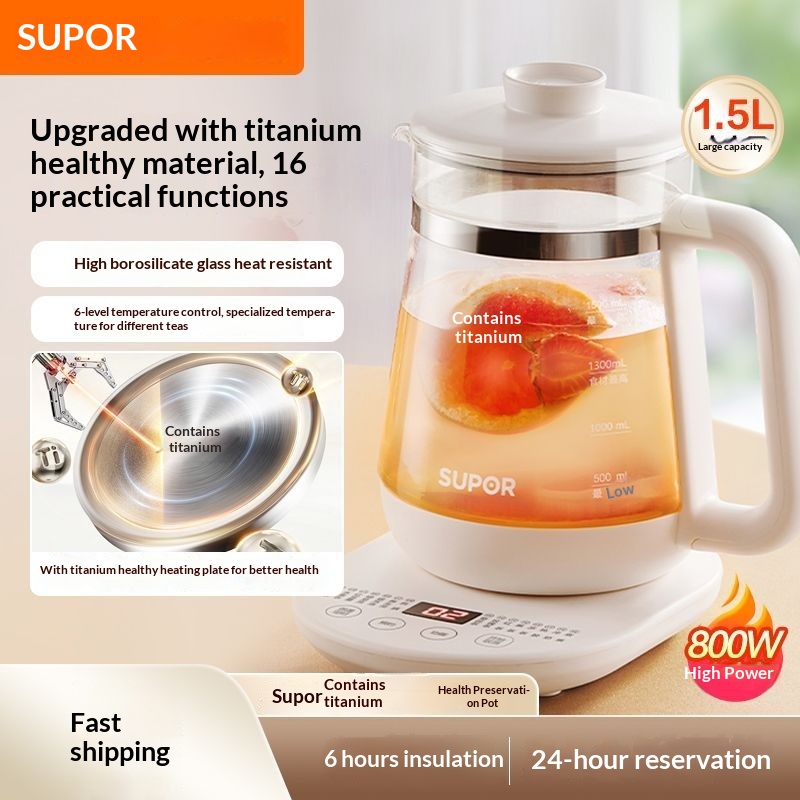Herbal Tea For Wellness - Supor Titanium Health Pot 2026 New