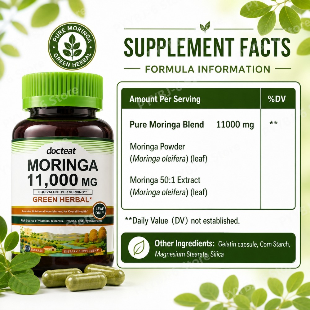 Moringa 11000mg Green Herbal S - огляд і ціна Green Herbal Wellness