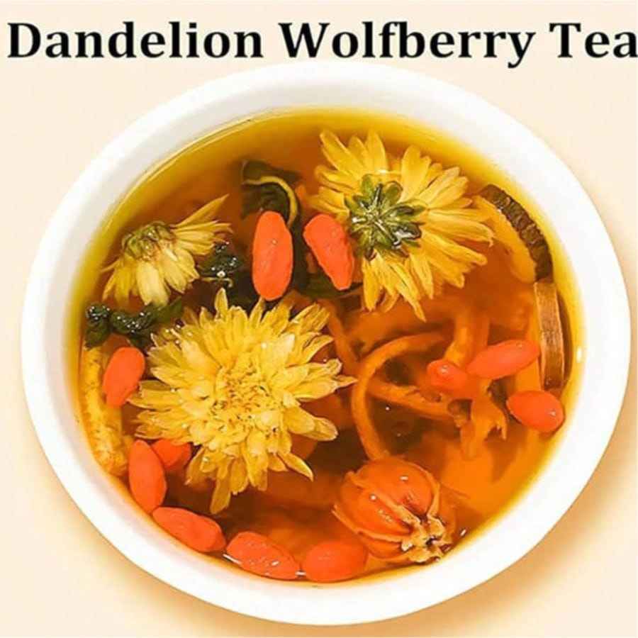 Dandelion Wolfberry Herbal Tea - огляд і ціна Herbal Tea For Wellness