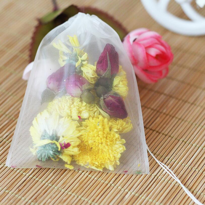 50pcs/lot Empty Tea Bag Nylon  - огляд і ціна Herbal Tea For Wellness