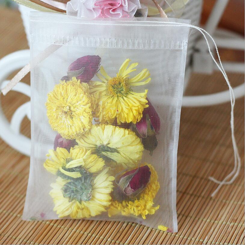 50pcs/lot Empty Tea Bag Nylon  - огляд і ціна Herbal Tea For Wellness