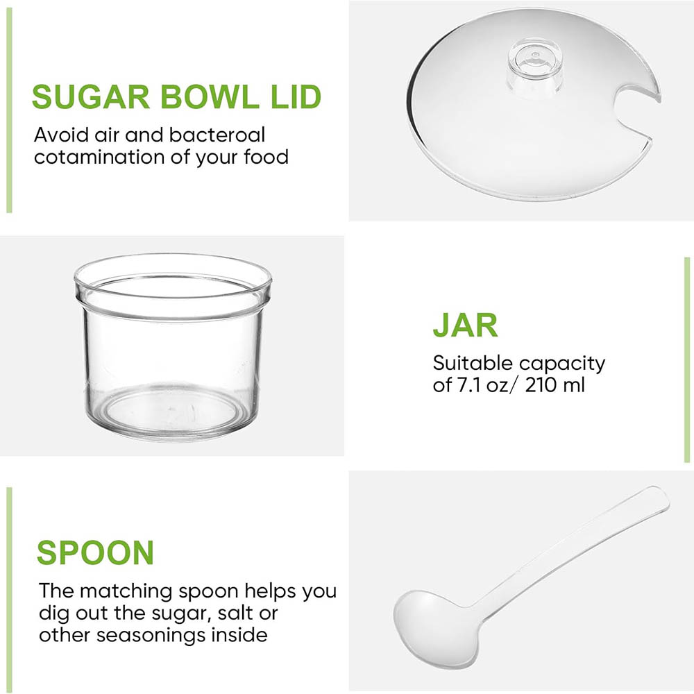 Acrylic Sugar Containers/Clear - огляд і ціна Herbal Tea For Wellness