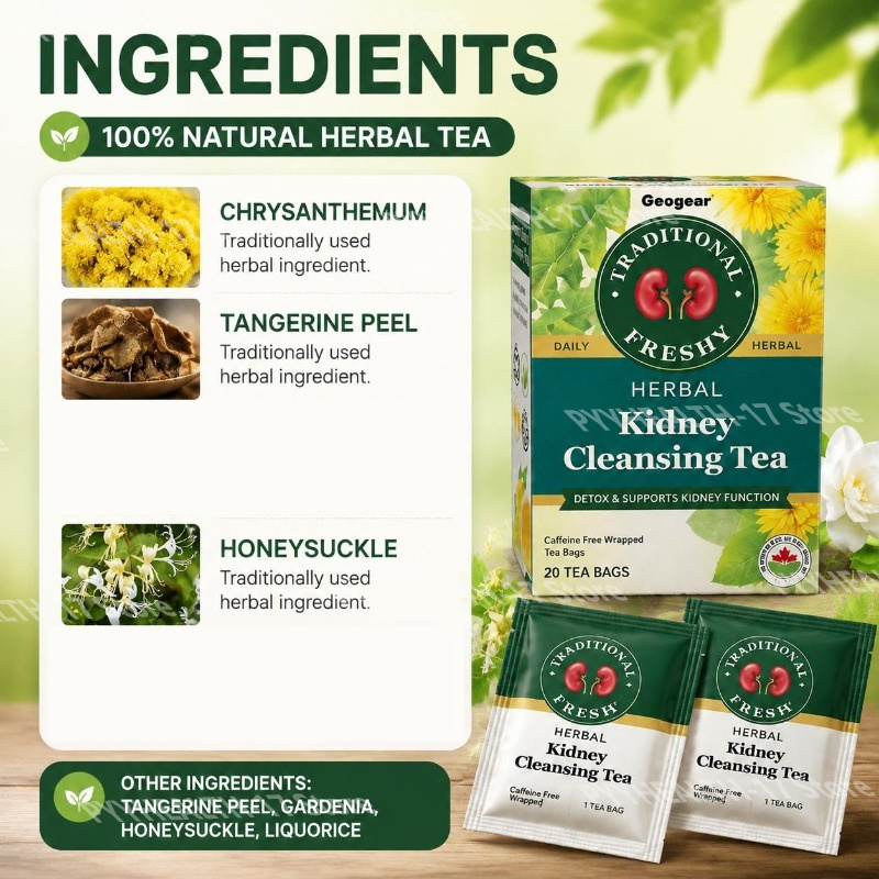 Googeer Herbal Tea Bags with C - огляд і ціна Herbal Tea For Wellness